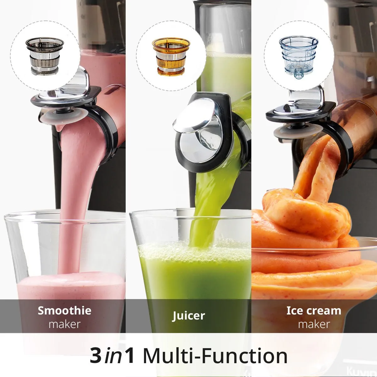 Smoothie- und Sorbet-Filter-Set für den Kuvings AUTO10S Plus