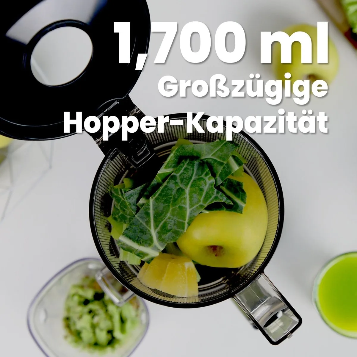 Der 1,7-Liter-Auto-Hopper des Kuvings AUTO6
