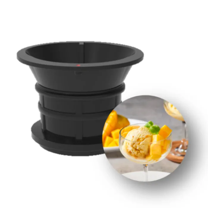 Sorbet-Sieb des Kuvings AUTO8 für cremige Frozen Desserts